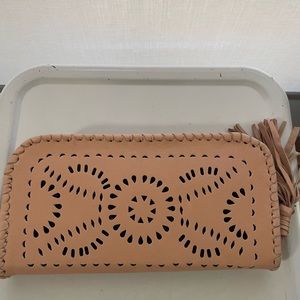 Brand new cleobella wallet in a light tan leather (new without tags)